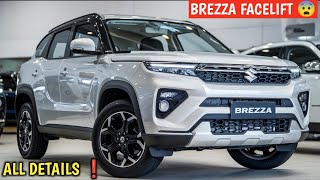 2025 BREZZA FACELIFT ALL DETAILS LEAKED 😱 Top 5 Facelift Cars Coming in 2025  You Should WAIT 🤧 [upl. by Maurice]