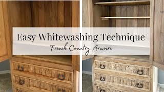 Beginner’s Guide to Transforming Furniture into a French Country “Raw Wood” Style [upl. by Ecirted705]