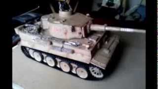 HENG LONG TIGER 1 WEATHERING COMPLETED 116 RC TANK [upl. by Yesrod]