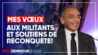 Éric Zemmour  Message aux militants et soutiens de RECONQUÊTE [upl. by Ramahs]