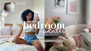 bedroom updates 🌷📦🛒 — new bed frame a reading nook errands daily life amp lots of deliveries [upl. by Anaidni693]