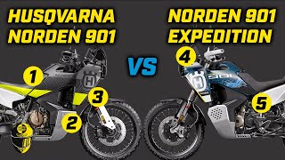 Husqvarna Norden 901 vs Norden 901 Expedition  What are the differences [upl. by Ushijima]