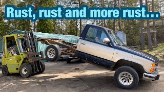 Patching the frame on my rusty Silverado [upl. by Winebaum]