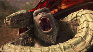 Godzilla vs Kong  Kong vs Warbat Hollow Earth Fight Scene l Clips HD [upl. by Letney70]