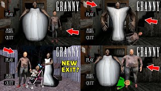 Playing Fat Granny vs small Granny vs Mutant Granny  All Granny Mode  Gameplay Animation [upl. by Menashem]