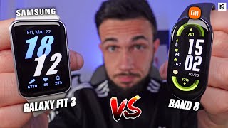 LA VENGANZA🔥SAMSUNG GALAXY FIT 3 vs XIAOMI BAND 8 [upl. by Enitsenrae720]