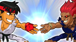 STREET FIGHTER 2v2 TEAM • RYU  AKUMA  CHUNLI • Brawlhalla RANKED Gameplay [upl. by Lester]