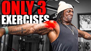 3 BEST Exercises For WIDE Shoulders [upl. by Corty511]