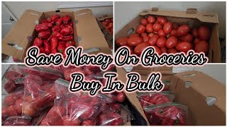 HOW I SAVE MONEY ON GROCERIESFRESH PRODUCE BULK BUYING [upl. by Anivla]