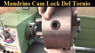 Smonto Mandrino Cam Lock Del Tornio Multitech 100051 Plus Damatomacchine  Changing Lathe Chucks [upl. by Allix617]