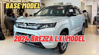 New 2024 Maruti BREZZA Lxi Base Model brezzalxi brezza2024 [upl. by Hammock]