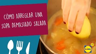 Cómo Arreglar Una Sopa Salada 🍵🧂  Trucos Cocina [upl. by Devehcoy]