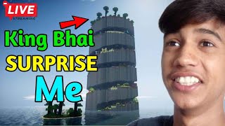 😱SURPRISE  King Bhai Make Surprise For Me  JholiLive minecraft [upl. by Alfonse457]