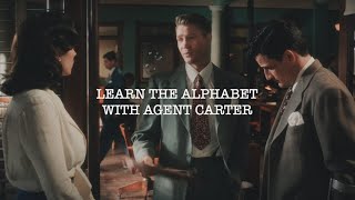 learn the alphabet with agent carter [upl. by Rodger895]