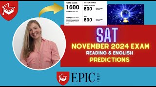 November 2024 SAT Predictions  Reading and English Expert Insights to Boost Your Score [upl. by Saduj887]