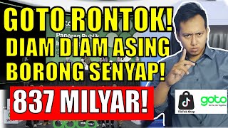 saham GOTO hari ini TERBONGKAR GOTO RONTOK KARNA KASUS INI ASING BORONG 837 Msahamgoto [upl. by Nirrac806]