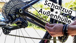 Schaltzug und Außenhülle am MTB wechseln [upl. by Aohsoj]