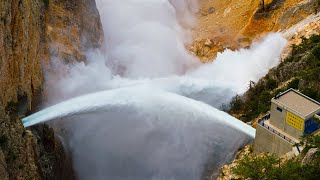 Emergency Water Discharge from Giant Dams Türkiye [upl. by Durrace414]