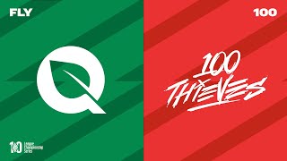 FlyQuest vs 100 Thieves  LCS Lock In 2022  Group AB Day 3 [upl. by Cl953]