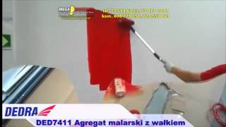 DEDRA Agregat malarski z wałkiem DED7411 [upl. by Neff]