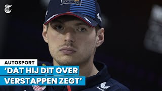 ‘Bespottelijk dat hij dit over Verstappen zegt’ [upl. by Grim]