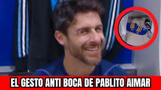 PABLO AIMAR Y UN GESTO quotANTI BOCAquot EN LA DESPEDIDA DE RIQUELME [upl. by Ahsemad]