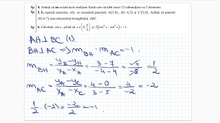 Bacalaureat 2020  MateInfo  Testul 16  Subiectul 1  Teste antrenament  Clasa a 12a [upl. by Ahsei]