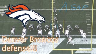 Denver Broncos defense week 4 vs the New York Jets analysis [upl. by Keslie]