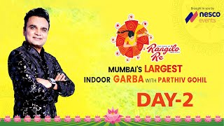 Rangilo Re  Parthiv Gohil  Navratri Festival  Nesco Event  2023  Day 2 [upl. by Anderer]