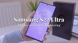 Unboxing  Samsung S22 Ultra Design Camera  Smart LED View Cover Aesthetic [upl. by Brian]