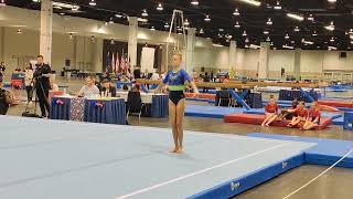 Nikol Jorgens  Level 3 Gymnastics Floor  9600 7th Place  NGA 2024 Nationals [upl. by Akital]