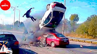 Unbelievable Car Crashes Compilation 2024 🚗💥  Shocking Moments Caught on Camera [upl. by Htilil837]