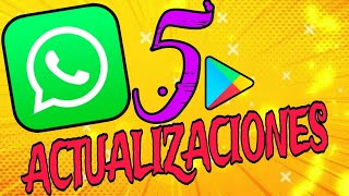 Descubre las 5 nuevas funciones de WhatsApp [upl. by Mcgean]