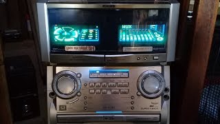 Aiwa xh a1060 tocando na caixa do Aiwa xh N6 [upl. by Cathryn713]