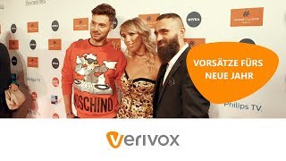 Neujahrsvorsätze  das wünschen sich Promis im neuen Jahr Verivox [upl. by Sauder782]