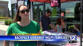 Backpack giveaway helps local families [upl. by Inah237]