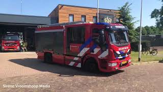 brandweer brandweer rukt prio 1 uit voor brand wegvervoer [upl. by Martineau]