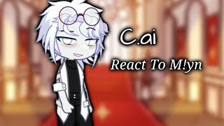 Some Cai Characters react to MYN  OG  GL2  GRINGE Characterai  Gacha reaction SHORT [upl. by Htiekal]