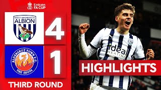 The Baggies Cruise Past Aldershot  West Bromwich Albion 41 Aldershot Town  Emirates FA Cup 2324 [upl. by Mabel]