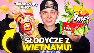 CHIPSY O SMAKU ZUPY PHO🍜 TESTUJĘ SŁODYCZE Z WIETNAMU 🇻🇳😱  Dominik Rupiński [upl. by Tobie]