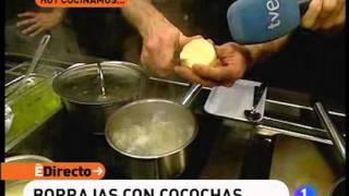 Receta de Borrajas con cocochas ED [upl. by Sonitnatsnoc]