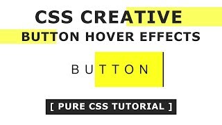 CSS Creative Button Hover Effects [upl. by Brice]