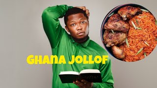 Brain Jotter Talks About His First Time Experiencing Ghana Jollof [upl. by Rostand]