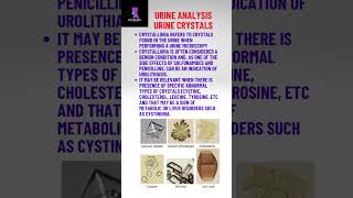 Urine Crystals draditikumar pathologyacademy mbbs lab labtechniciancourse neet [upl. by Enomal]