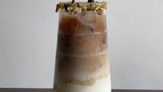 Iced Pistachio Coffee  Easy way to Drink delicious Coffee at Home [upl. by Treble554]