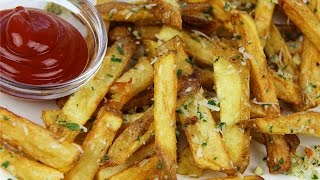 Garlic Parmesan Fries Recipe  CaribbeanPot com [upl. by Inafit60]