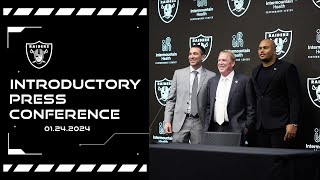 Antonio Pierce amp Tom Telesco Introductory Press Conference  Las Vegas Raiders  NFL [upl. by Canfield]