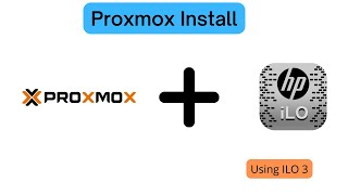 Proxmox Installation Using ILO 3 HP DL360 G7 [upl. by Moseley]