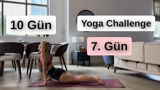 10 Gün Yoga Challenge 7 Gün [upl. by Aticnemrac41]