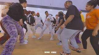 Goya Menor amp Nektunez  Ameno  Amapiano Remix Official AFROVIBEZ Dance Class video [upl. by Llehsem414]